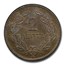 1869-BB Greece 2 Lepta MS-63 PCGS (Brown)
