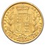 1869 Great Britain Gold Sovereign Victoria Shield AU (D#38)