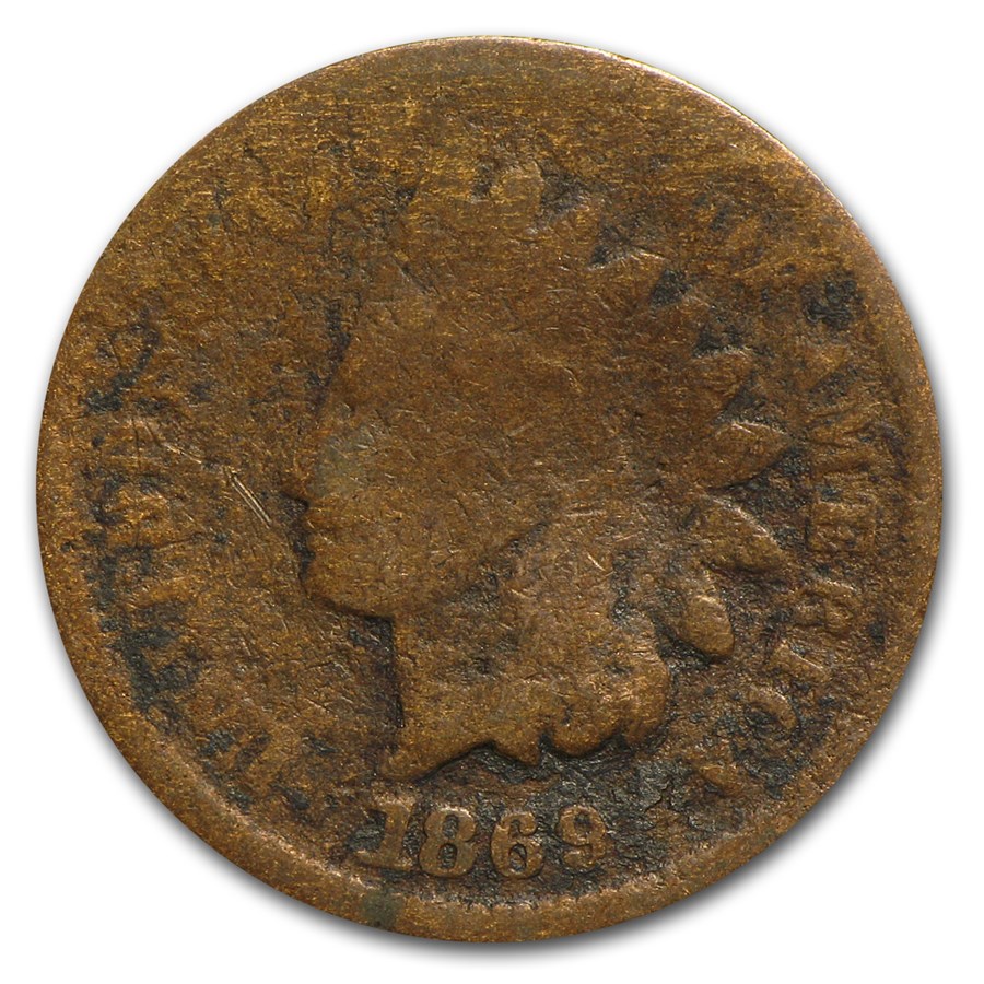 1869 Indian Head Cent Cull