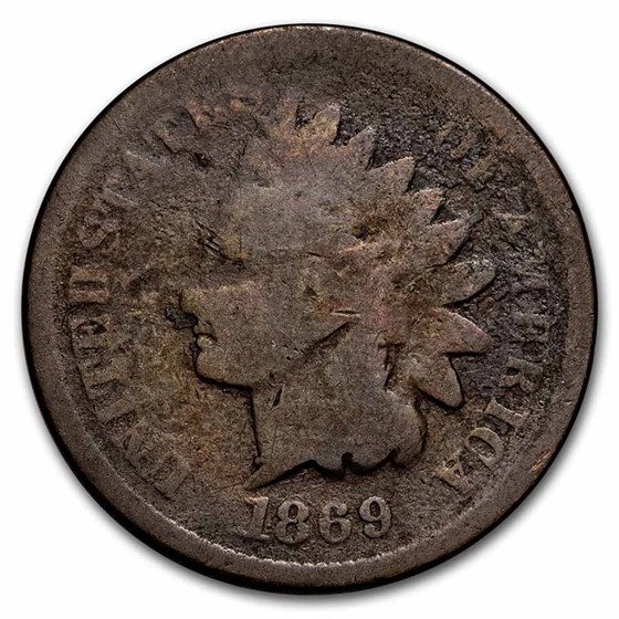 1869 Indian Head Cent Fair 1869 Indian Head Cent Fair