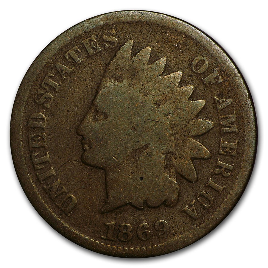 1869 Indian Head Cent Good