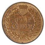 1869 Indian Head Cent MS-63 PCGS (Red/Brown)