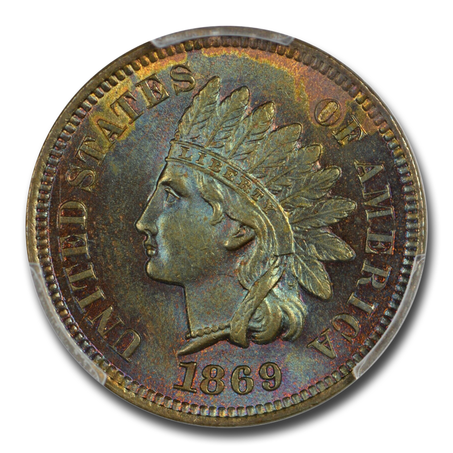 1869 (None) Phil Indian Head Penny Value | BN - APMEX