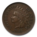 1869 Indian Head Cent VF-25 NGC