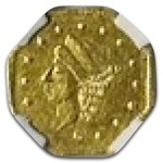 1869 Liberty Octagonal 25 Cent Gold MS-62 NGC (BG-751)