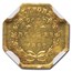 1869 Liberty Octagonal One Dollar Gold MS-61 NGC (BG-1106)