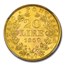 1869-R Italy Papal States Gold 20 Lire Pius IX MS-66 NGC