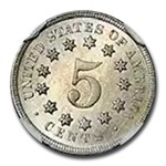 1869 Shield Nickel MS-66 NGC