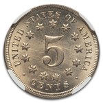 1869 Shield Nickel MS-67 NGC
