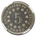 1869 Shield Nickel PF-66+ Cameo NGC
