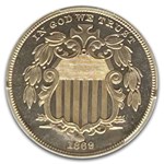 1869 Shield Nickel PR-67 Cameo PCGS