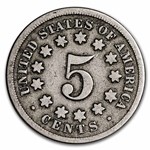 1869 Shield Nickel VG