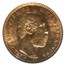 1869 Sweden Gold 10 Francs Carl XV Adolf MS-64 NGC