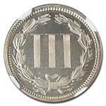 1869 Three Cent Nickel PF-66 Cameo NGC