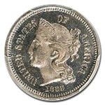 1869 Three Cent Nickel PR-66 DCAM PCGS