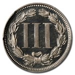 1869 Three Cent Nickel PR-66 DCAM PCGS