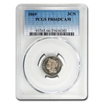1869 Three Cent Nickel PR-66 DCAM PCGS