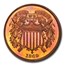 1869 Two Cent Piece PR-66 PCGS (Red)