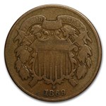 1869 Two Cent Piece VG