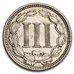 1870 3 Cent Nickel BU