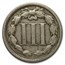 1870 3 Cent Nickel Fine