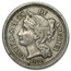 1870 3 Cent Nickel VF