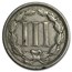 1870 3 Cent Nickel VF
