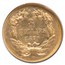 1870 $3 Gold Princess AU-58 NGC