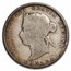 1870 Canada 25 Cents Victoria Good