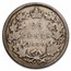 1870 Canada 25 Cents Victoria Good