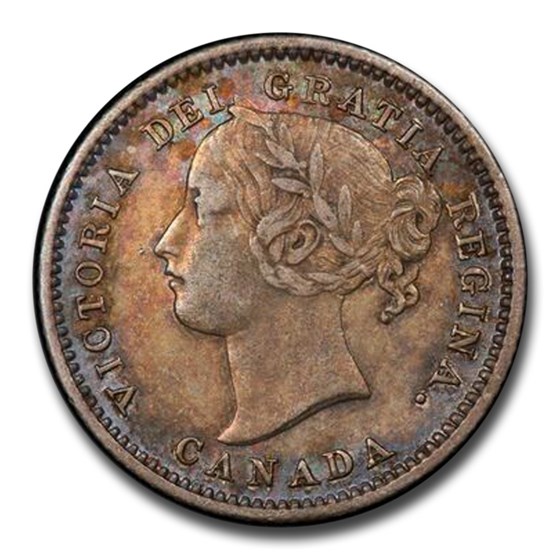 1870 Canada Silver 10 Cents Victoria XF-45 PCGS 1870 Canada Silver 10 Cents Victoria XF-45 PCGS
