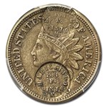 1870 Costa Rica Token XF-40 PCGS (Struck on Cent)
