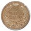 1870 Indian Head Cent AU-55 PCGS ("Pick Axe" FS-303)