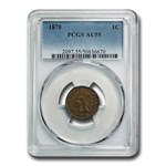 1870 Indian Head Cent AU-55 PCGS