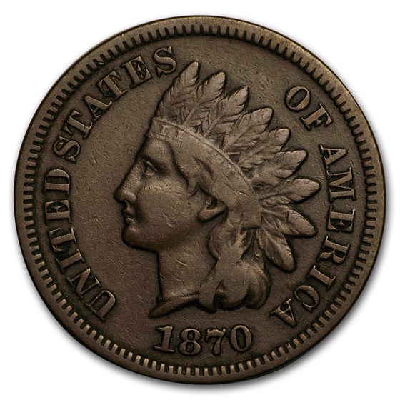 1870 Indian Head Cent VF 1870 Indian Head Cent VF