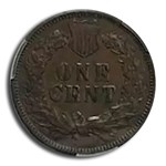 1870 Indian Head Cent XF-45 CACG