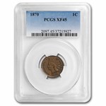 1870 Indian Head Cent XF-45 PCGS