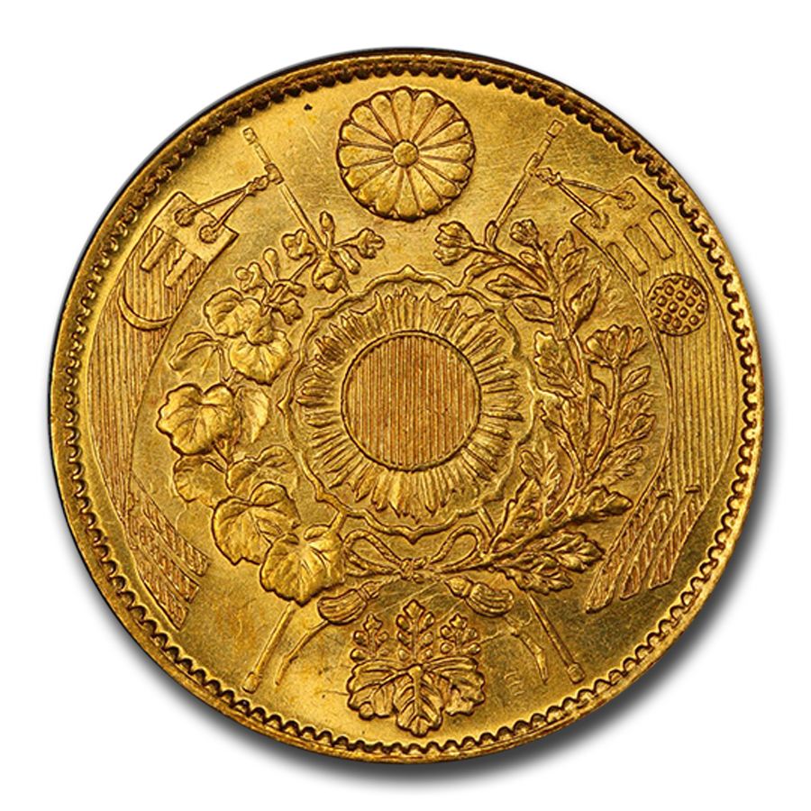Buy 1870 Japan Gold 2 Yen Meiji 3 MS-67 PCGS | APMEX