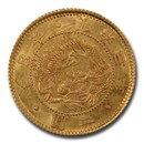 1870 Japan Gold 2 Yen MS-64 PCGS