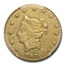 1870 Liberty Round One Dollar Gold AU-58 PCGS (BG-1203)