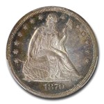 1870 Liberty Seated Dollar PR-65+ PCGS CAC