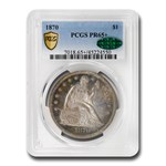 1870 Liberty Seated Dollar PR-65+ PCGS CAC
