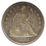 1870 Liberty Seated Dollar VF-25 PCGS
