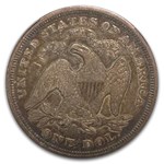 1870 Liberty Seated Dollar VF-25 PCGS