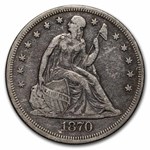 1870 Liberty Seated Dollar VF