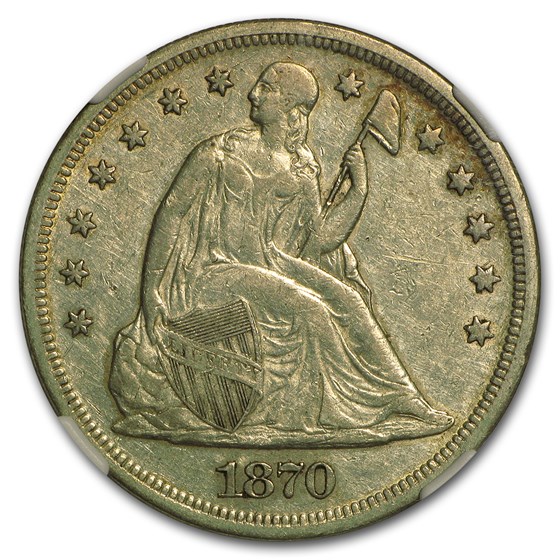 1870 Liberty Seated Dollar XF 1870 Liberty Seated Dollar XF