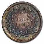 1870 Liberty Seated Half Dime MS-63 PCGS (CAC, Beautifully Toned)