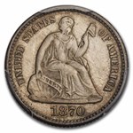 1870 Liberty Seated Half Dime MS-63 PCGS