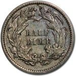1870 Liberty Seated Half Dime XF