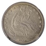1870 Liberty Seated Half Dollar MS-65 NGC